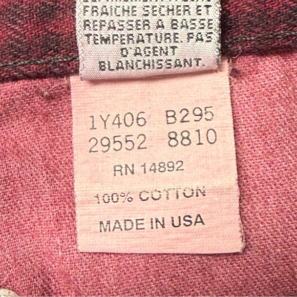 Vintage Marithe Francois Girbaud size 9/10 Women's Burgundy Denim Jean Shorts - Picture 8 of 8